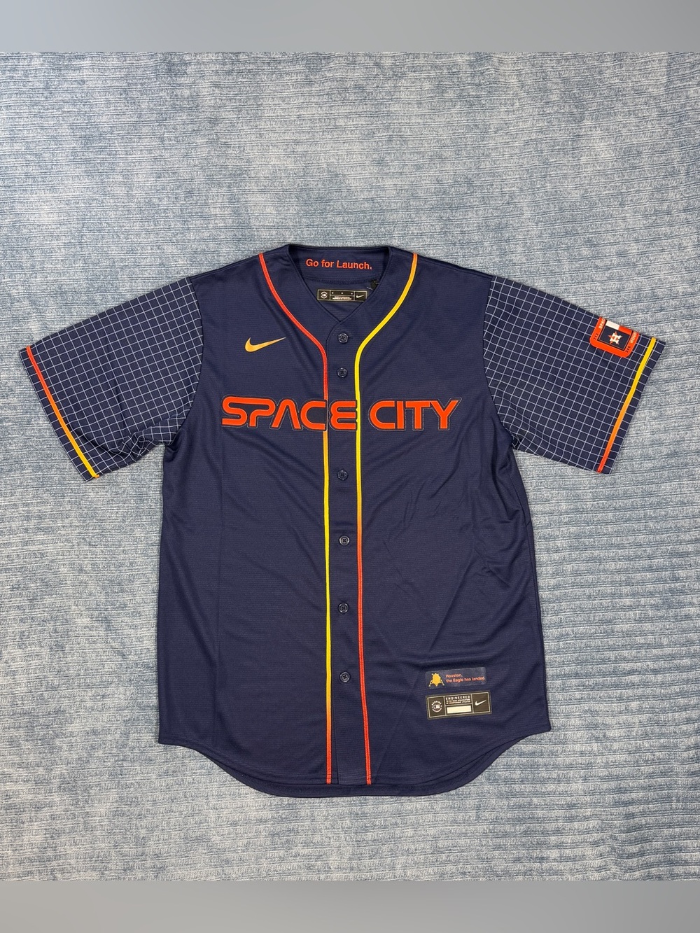Nike Houston Astros Space City Jersey Navy Men’s Medium City Connect MLB NWT